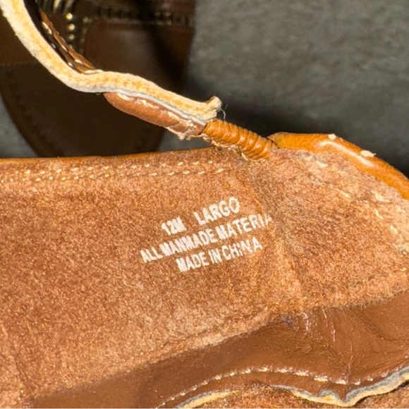 Nicole Light Brown Largo Gladiator Sandal Size 12 - Picture 7 of 10